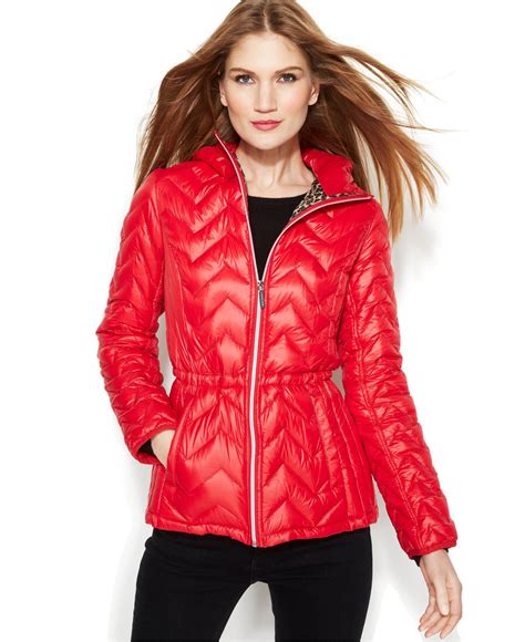 michael kors women's packable jacket|Michael Kors padded jackets women.